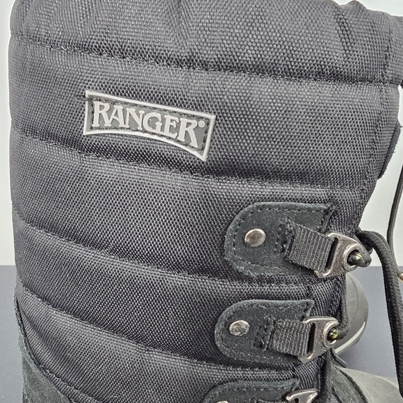 Ranger Men\'s Size 6 Winter Boots Black Tundra II Waterproof Insulated Snow main image 5